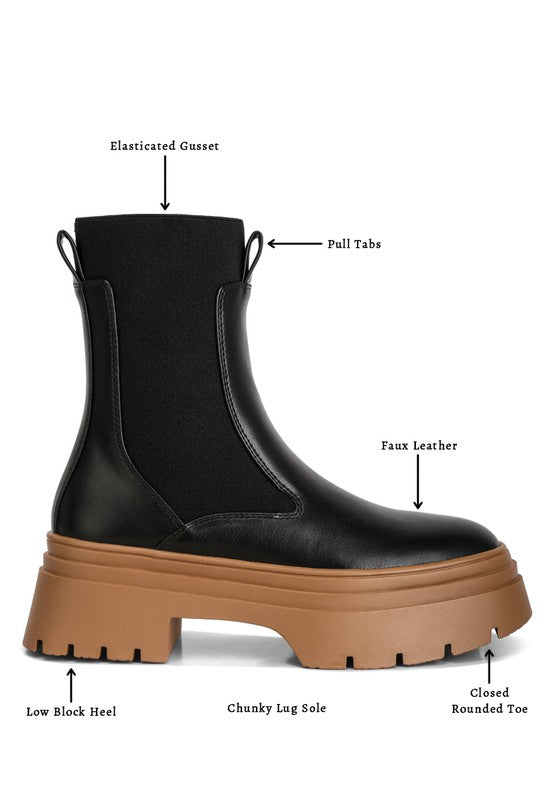 Ronin High Top Chunky Chelsea Boots