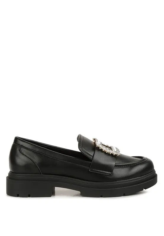 Bossi Loafers With Buckle Embellishment Rag Company