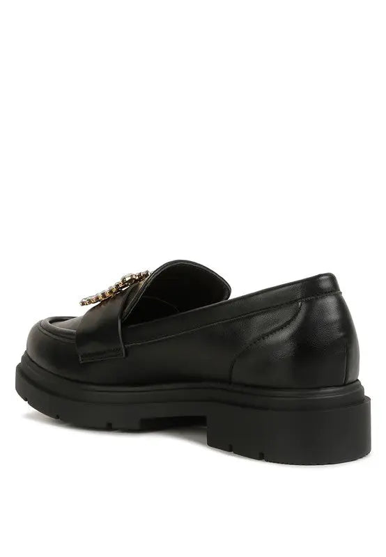 Bossi Loafers With Buckle Embellishment Rag Company