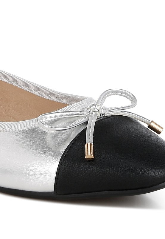 Minato Two Tone Ballet Flats