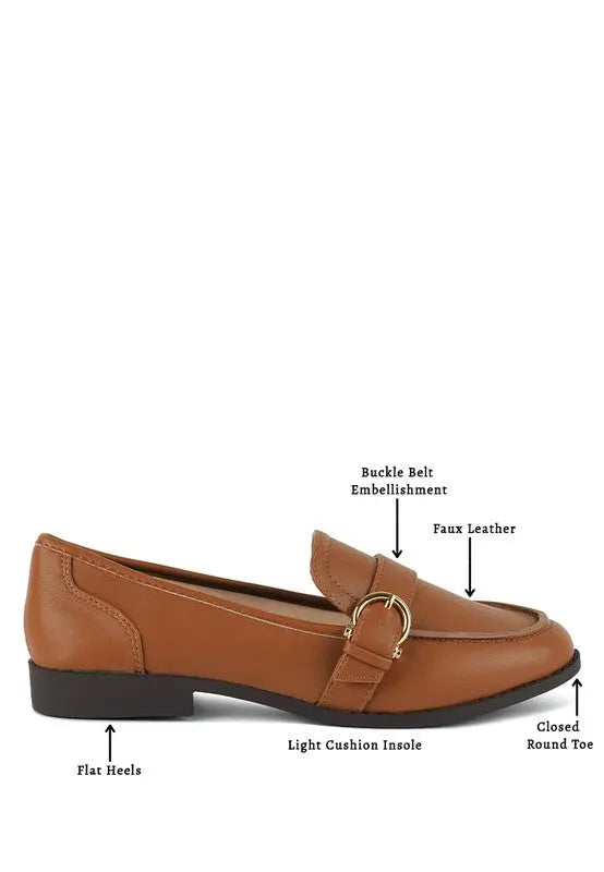 Sheboss Buckle Detail Loafers Rag Company