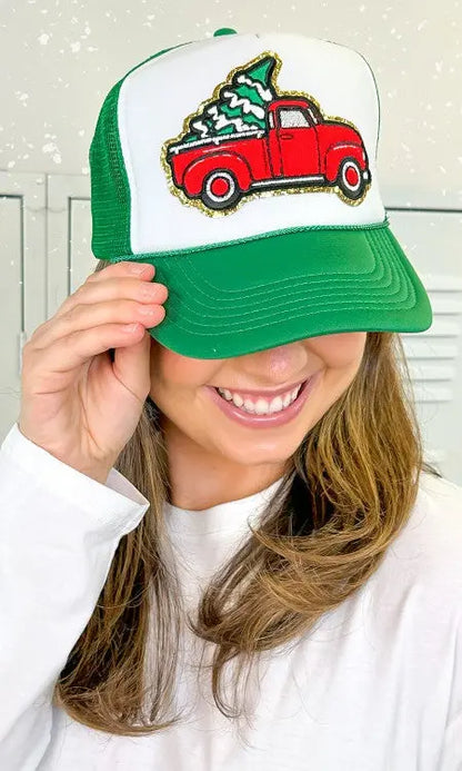 Ideal Chenille Truck Trucker Hat