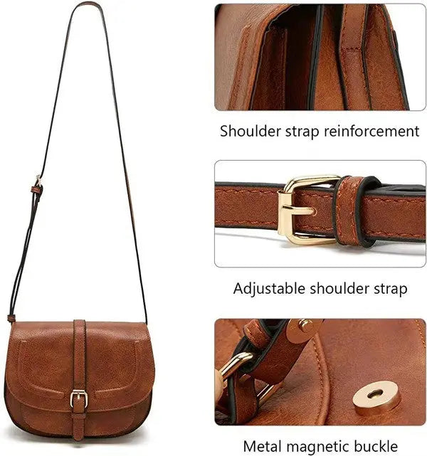 Blair Foldover Buckle Crossbody Aili's Corner