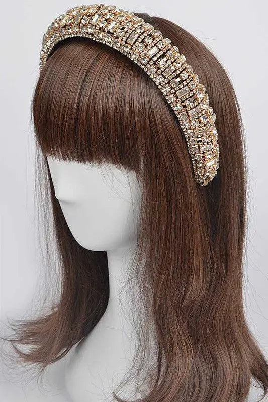 Statement Full Stone Iconic Headband AFFLUZA.COM