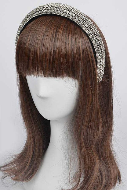 Rhinestone Statement Puffy Headband