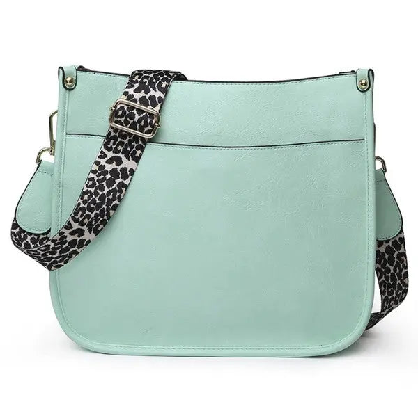 Crossbody Handbag Purse Leopard Animal Strap Dani & Em