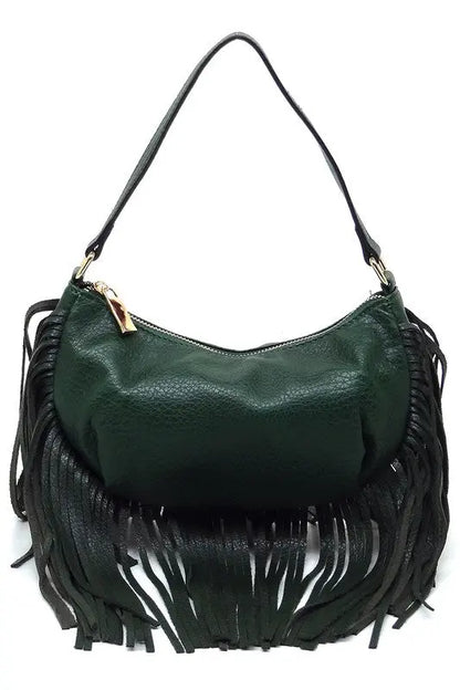 Fashion Fringe Shoulder Bag Hobo Fashion World