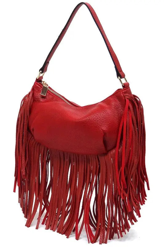 Fashion Fringe Shoulder Bag Hobo Fashion World