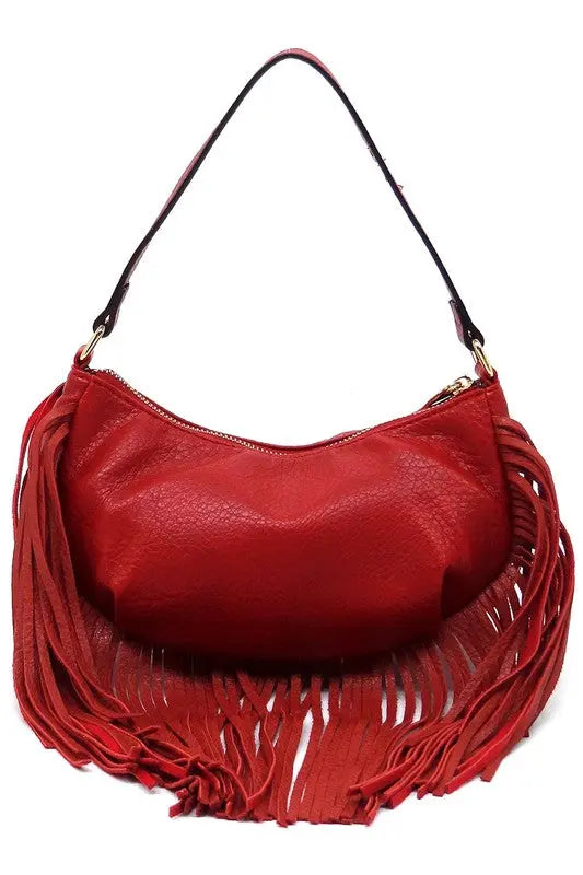 Fashion Fringe Shoulder Bag Hobo Fashion World