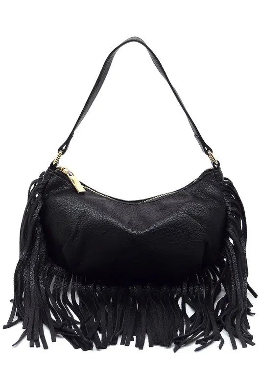 Fashion Fringe Shoulder Bag Hobo Fashion World