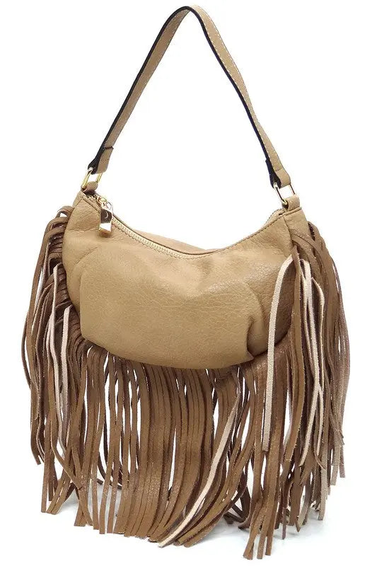 Fashion Fringe Shoulder Bag Hobo Fashion World