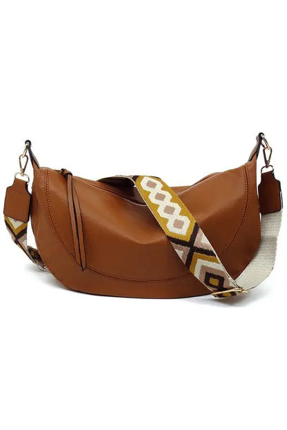 Aztec Guitar Strap Hobo Crossbody Bag Fashion World