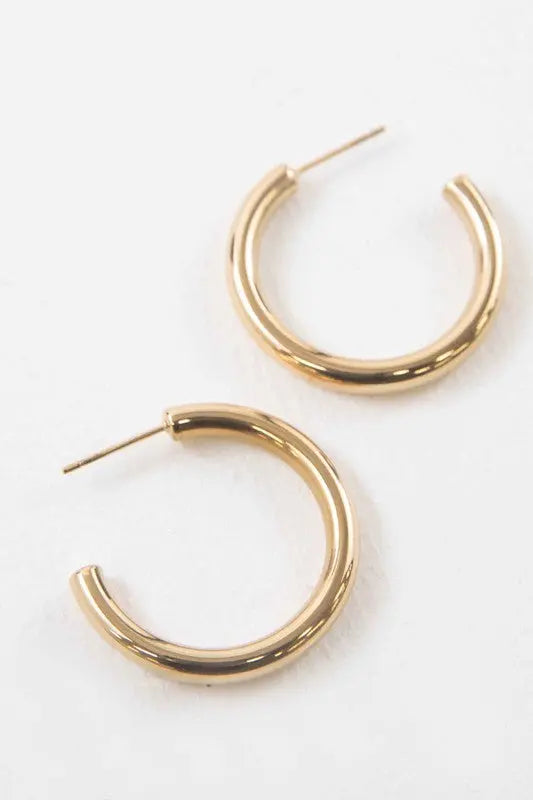 Canal Hoop Earrings Lovoda