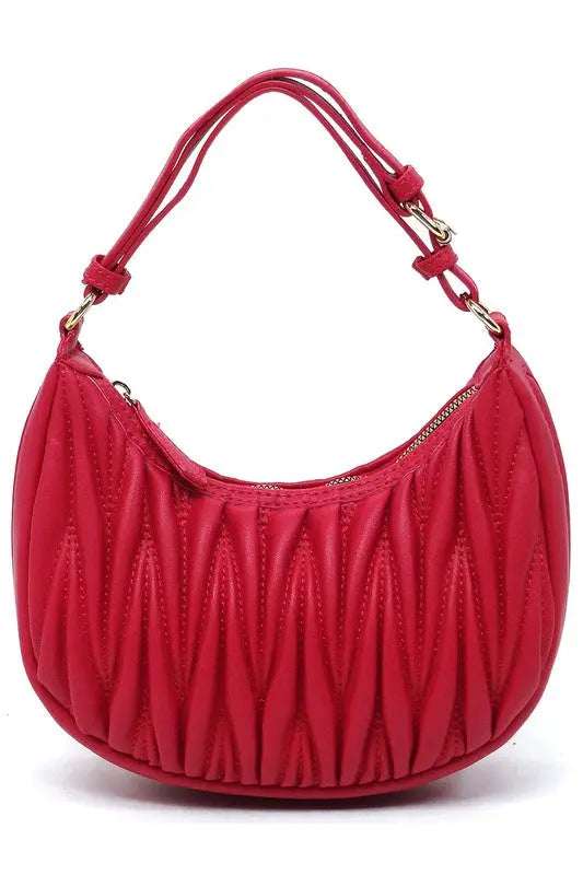 Chevron Quilted Shoulder Bag Hobo Fashion World