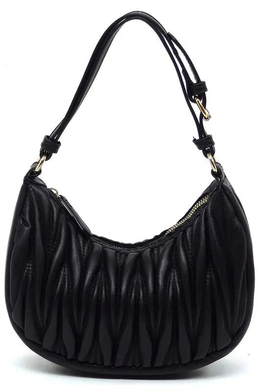 Chevron Quilted Shoulder Bag Hobo Fashion World