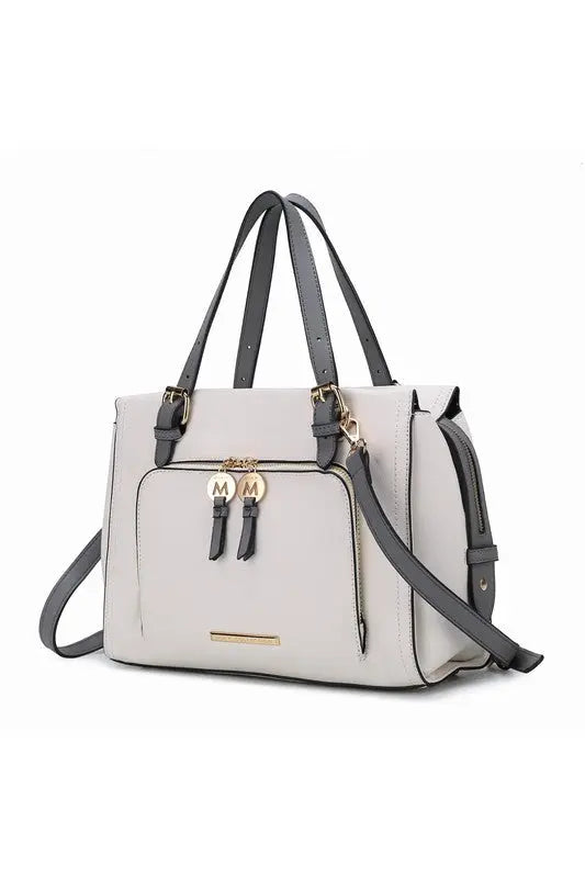 MKF Elise Color-block Satchel Bag by Mia k MKF Collection by Mia K