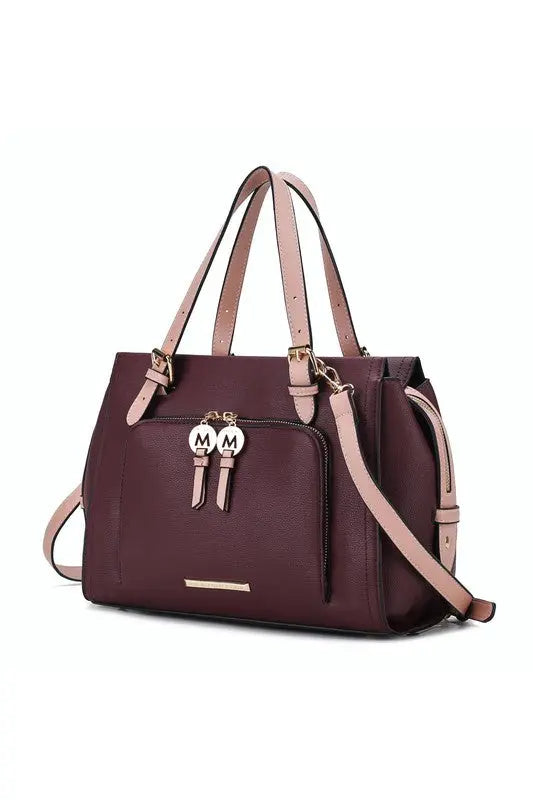 MKF Elise Color-block Satchel Bag by Mia k MKF Collection by Mia K