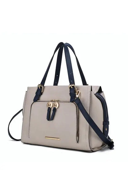 MKF Elise Color-block Satchel Bag by Mia k MKF Collection by Mia K