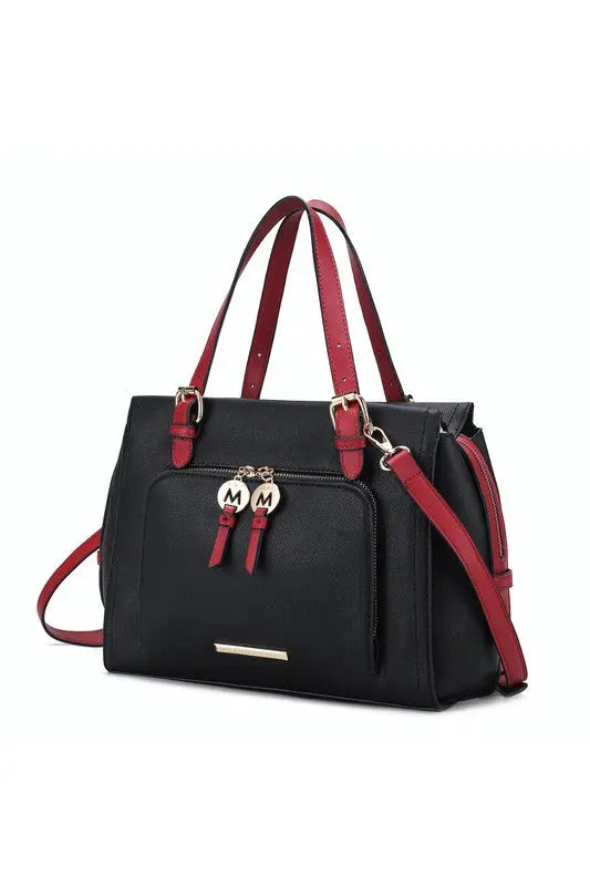 MKF Elise Color-block Satchel Bag by Mia k MKF Collection by Mia K