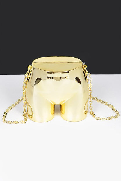 Iconic Butt Shape Novelty Clutch Swing Bag