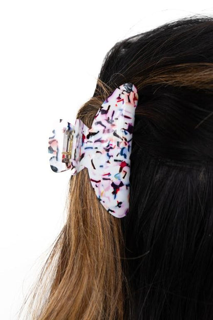 Carmen Hair Claw - Marble Confetti