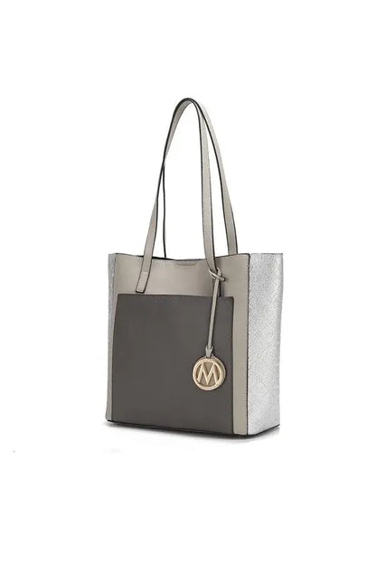 MKF Collection Leah Color-Block Tote Bag by Mia K MKF Collection by Mia K