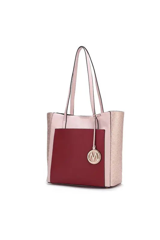 MKF Collection Leah Color-Block Tote Bag by Mia K MKF Collection by Mia K