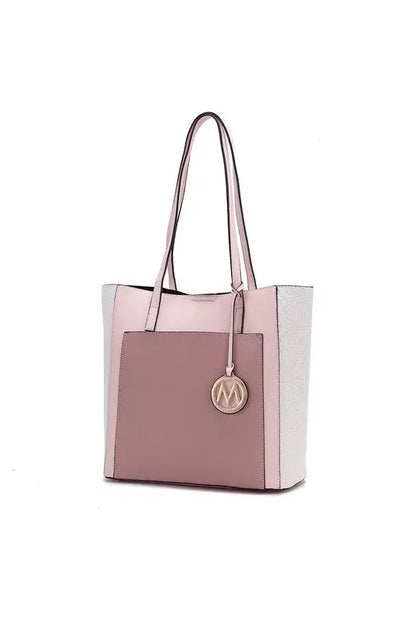 MKF Collection Leah Color-Block Tote Bag by Mia K MKF Collection by Mia K