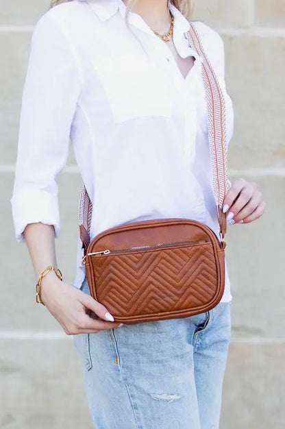 Everly Vegan Leather Camera Crossbody Aili's Corner