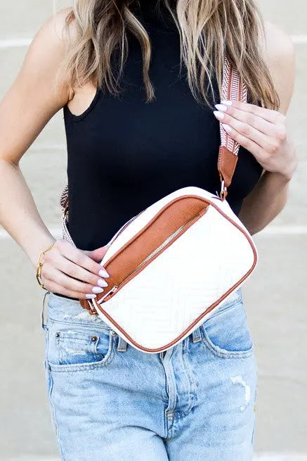 Everly Vegan Leather Camera Crossbody Aili's Corner