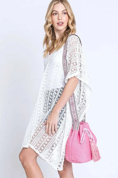 Aztec Shoulder Strap Boho Bucket Bag LA Jewelry Plaza