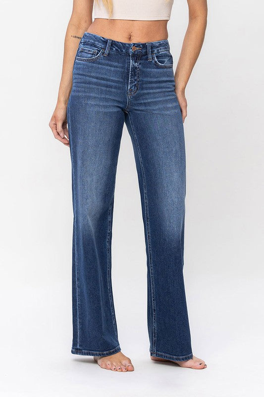 High Rise Loose Fit Jeans