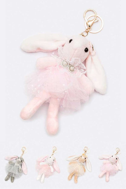 Bunny Keychains Set 4 PCS