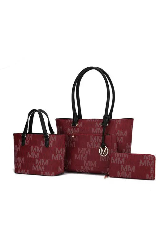 MKF Lady M Signature Tote Bag & Wallet Set by Mia MKF Collection by Mia K