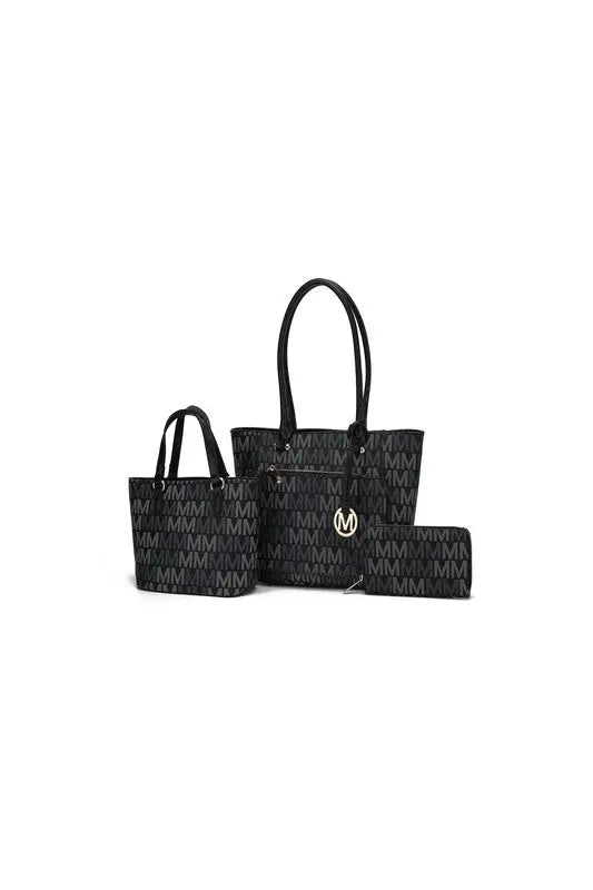 MKF Lady M Signature Tote Bag & Wallet Set by Mia MKF Collection by Mia K