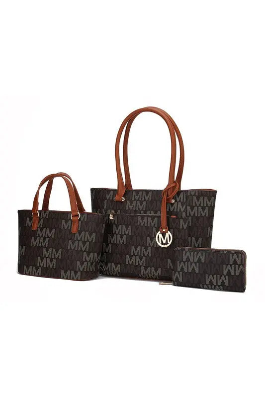 MKF Lady M Signature Tote Bag & Wallet Set by Mia MKF Collection by Mia K