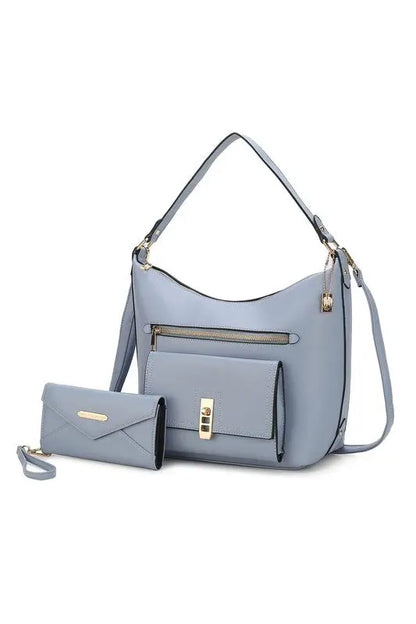 MKF Clara Shoulder Bag with Wristlet Wallet by Mia MKF Collection by Mia K