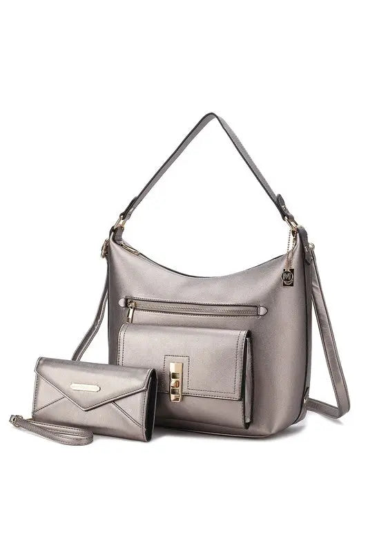 MKF Clara Shoulder Bag with Wristlet Wallet by Mia MKF Collection by Mia K