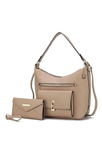 MKF Clara Shoulder Bag with Wristlet Wallet by Mia MKF Collection by Mia K