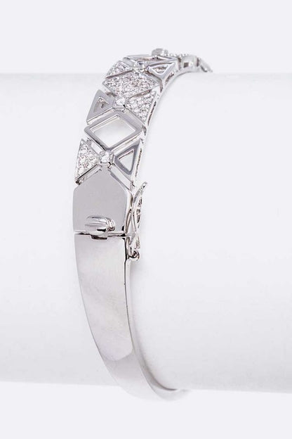 Cubic Zirconia Iconic Bangle