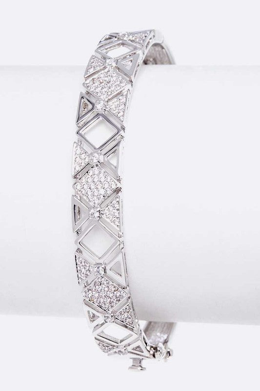 Cubic Zirconia Iconic Bangle