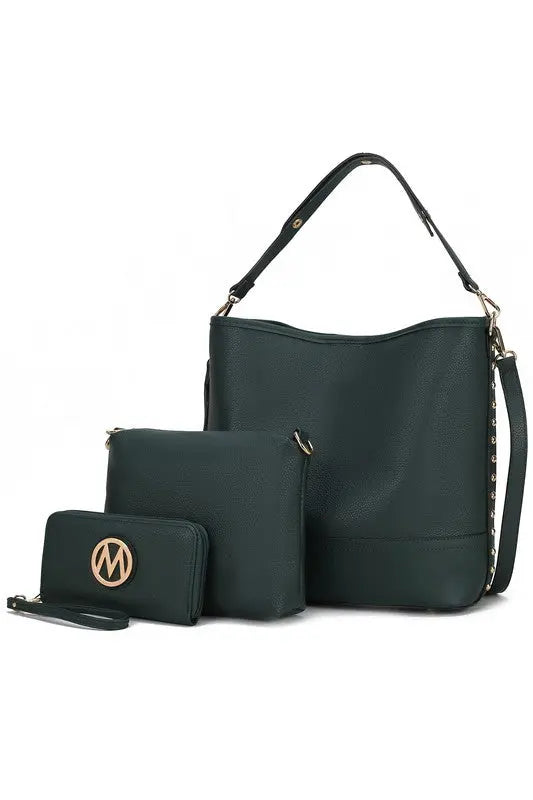 MKF Wren Hobo with Pouch and Wristlet by Mia K