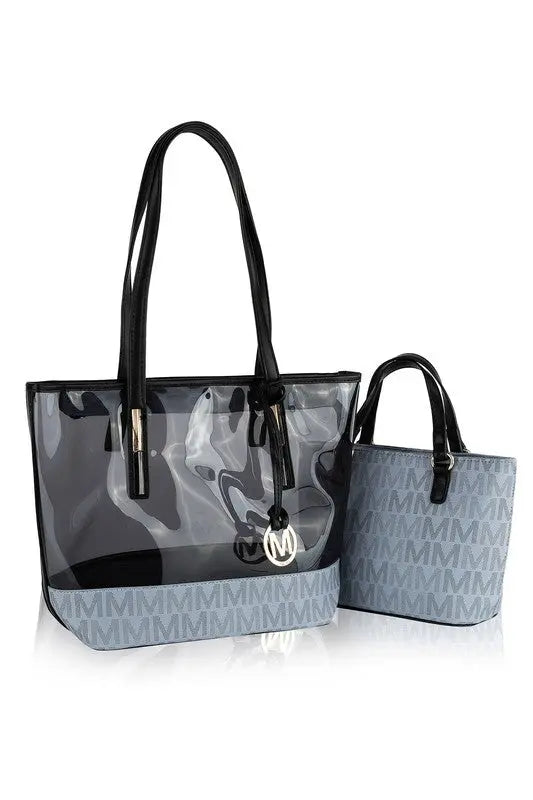 MKF Collection Tayla 2 PC Tote & Mini Bag by Mia K MKF Collection by Mia K