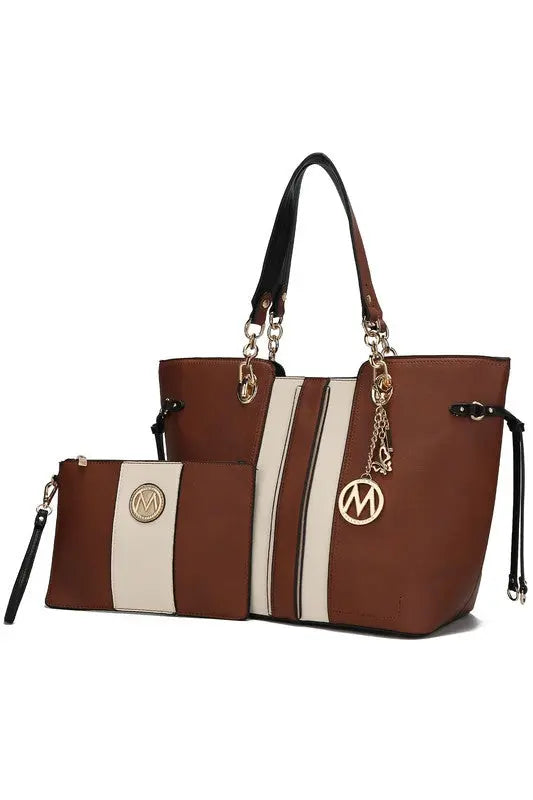 MKF Holland Tote Bag with Wristlet by Mia k MKF Collection by Mia K