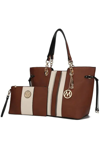 MKF Holland Tote Bag with Wristlet by Mia k MKF Collection by Mia K