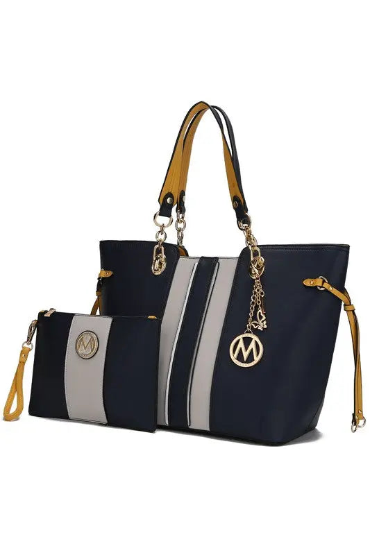 MKF Holland Tote Bag with Wristlet by Mia k MKF Collection by Mia K