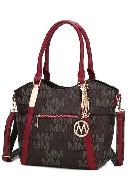 MKF Jeneece M Signature Tote Bag by Mia K MKF Collection by Mia K