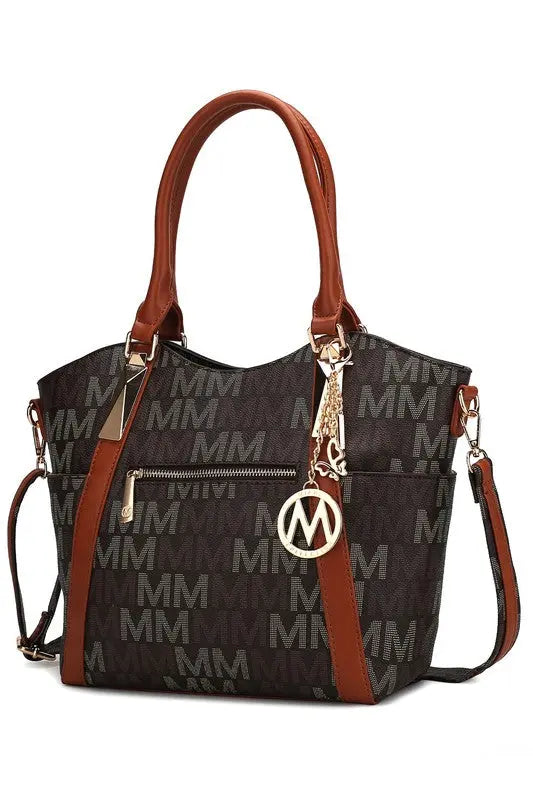 MKF Jeneece M Signature Tote Bag by Mia K MKF Collection by Mia K