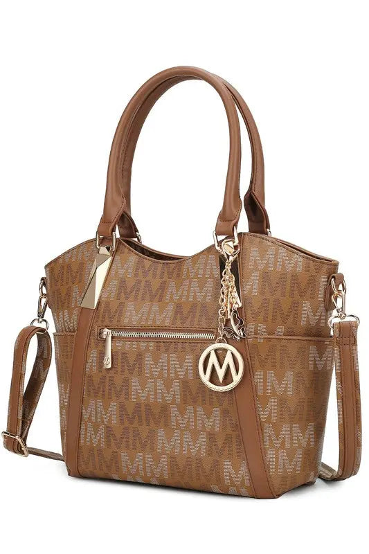 MKF Jeneece M Signature Tote Bag by Mia K MKF Collection by Mia K