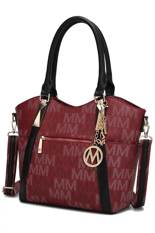 MKF Jeneece M Signature Tote Bag by Mia K MKF Collection by Mia K